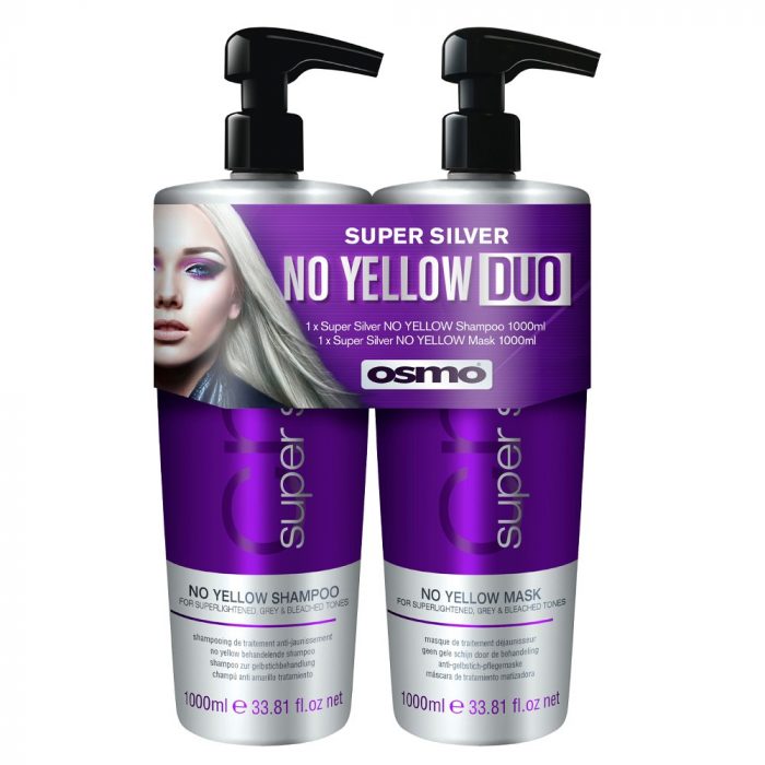 OSMO Super Silver No Yellow Shampoo and Mask Duo 1000ml
