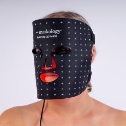 +maskology Photon LED Light Therapy Mask Mask in use
