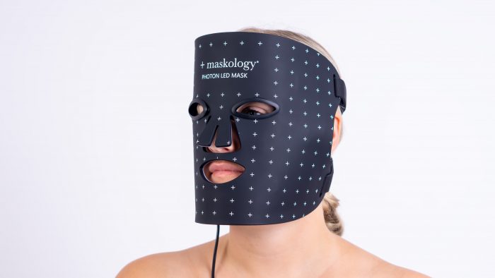 Photon LED Light Mask on near infrared LED light therapy setting