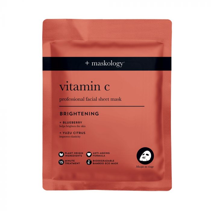 +maskology Vitamin C Professional Facial Sheet Mask