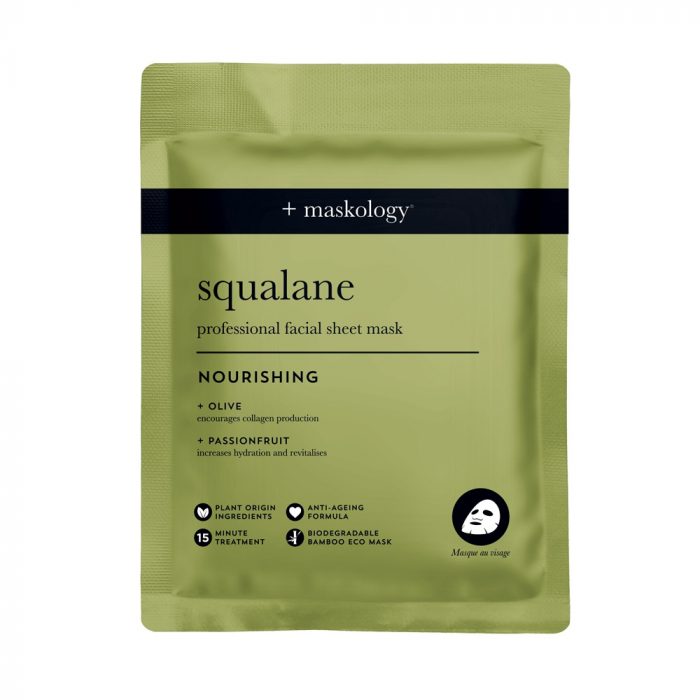 +maskology Professional Squalane Face Sheet Mask