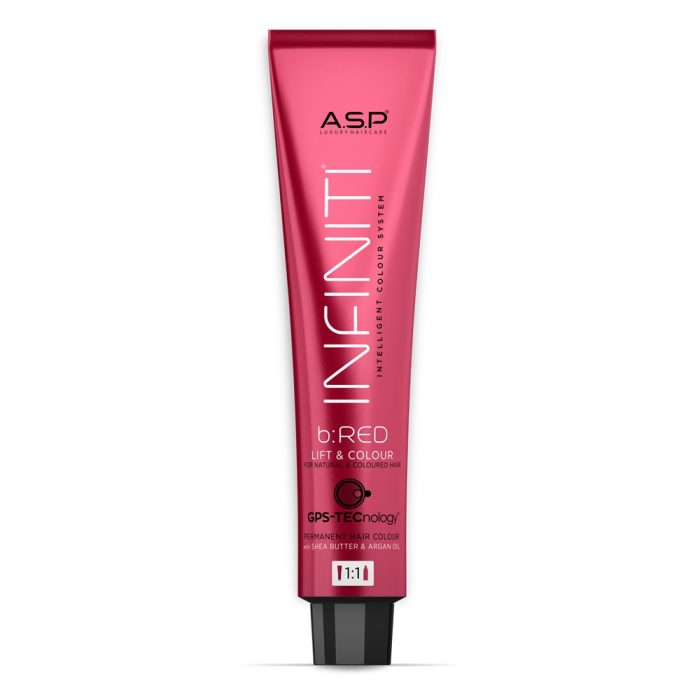 A.S.P INFINITI b:RED permanent hair colour tube