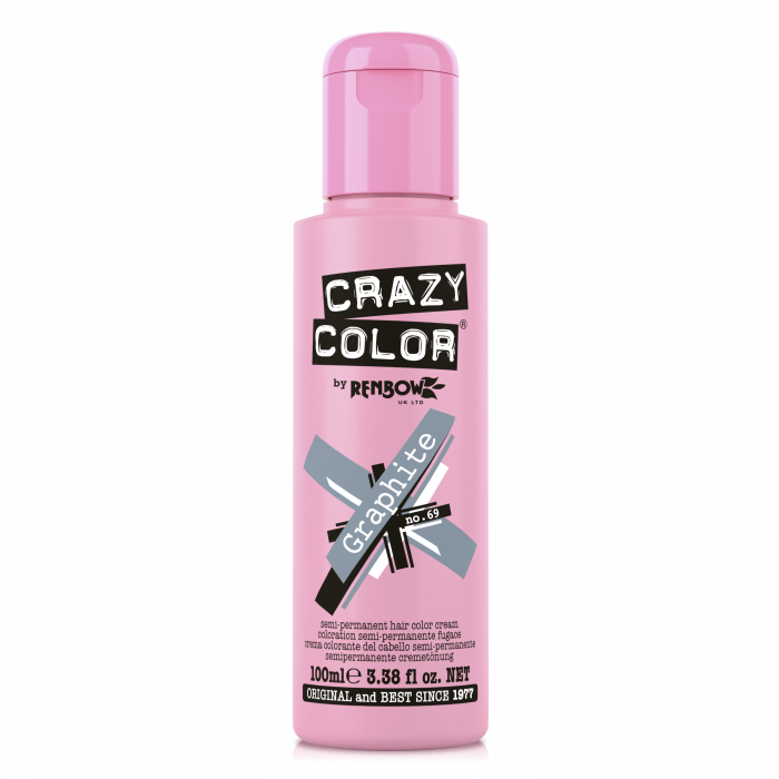 Crazy Color Graphite semi-permanent hair colour bottle