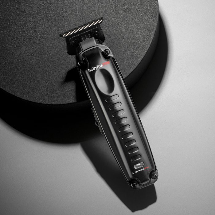 Lo-Pro FX BaByliss Skeleton Trimmer on a black plinth with a grey background