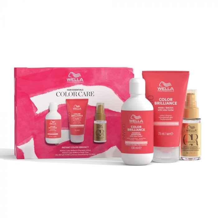 Wella Color Brilliance hair care essentials colour care travel kit