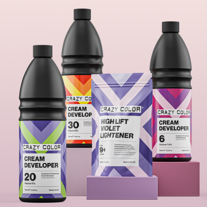 Crazy Color High-Lift Bleach and cream peroxide group image