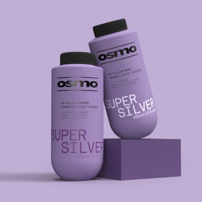 image of osmo super silver shampoo and mask