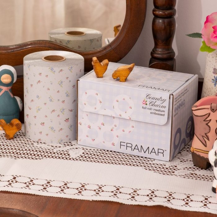 image shows framar country charm embossed roll
