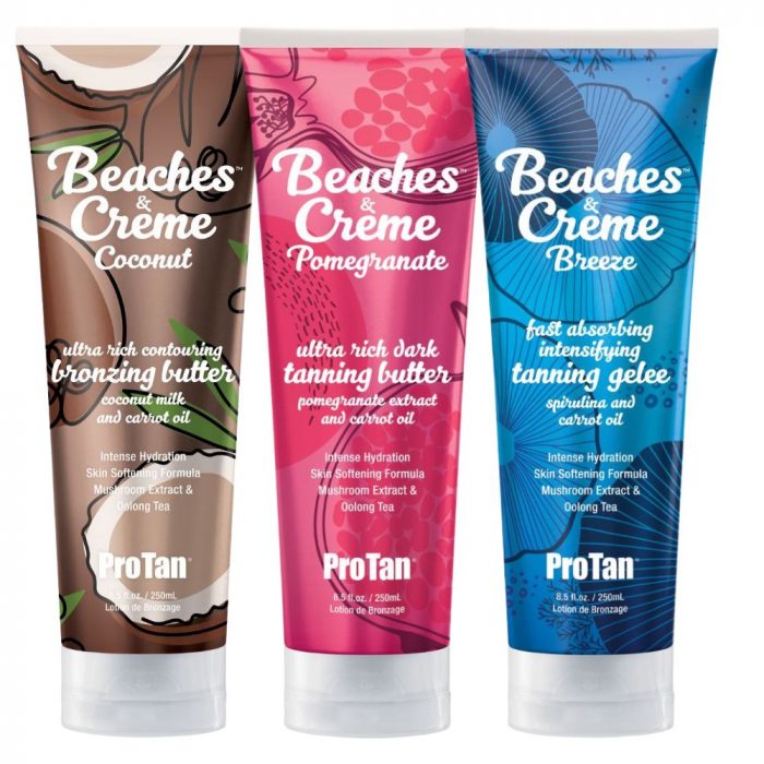 image of beaches and creme tanning accelerators