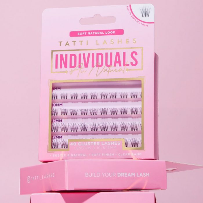tatti lashes individual clusters