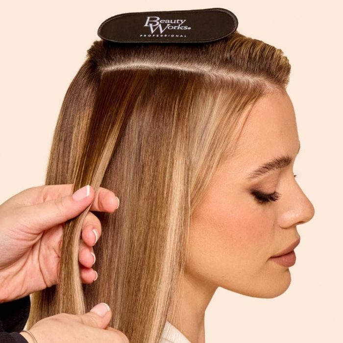 image of invisi-tapes getting applied