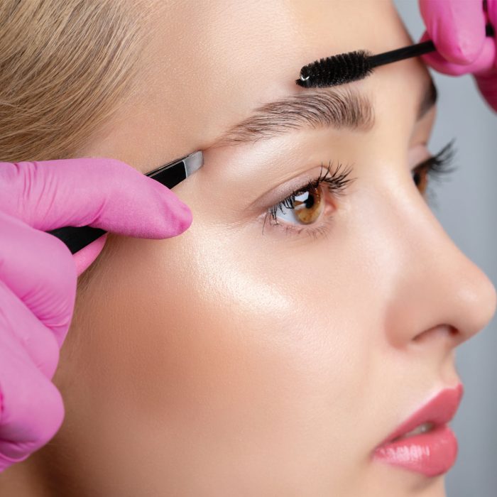 image of brow lamination for the traing course