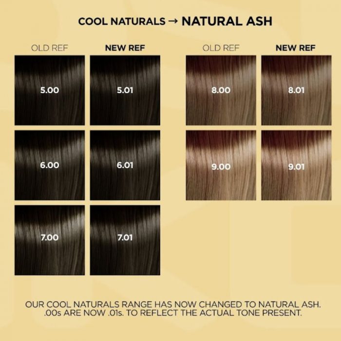 osmo cool natural shades showing the the new natural ash shades