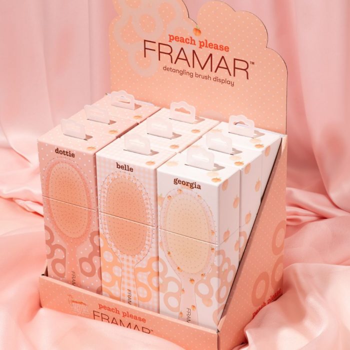 Framar Peach Please 12 piece brush collection