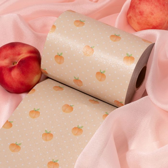 framar peach please embossed foil roll
