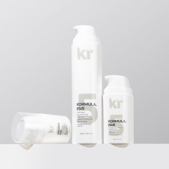 keratin revolution 5 bond repair mask in different sizes