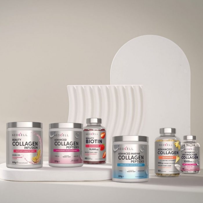 NeoCell collagen range: powders, capsules and gummies for daily collagen supplementation