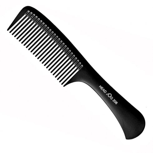 Head Jog 206 Detangle Comb Black