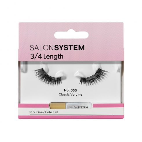 Salon System 3/4 Strip Lashes 055