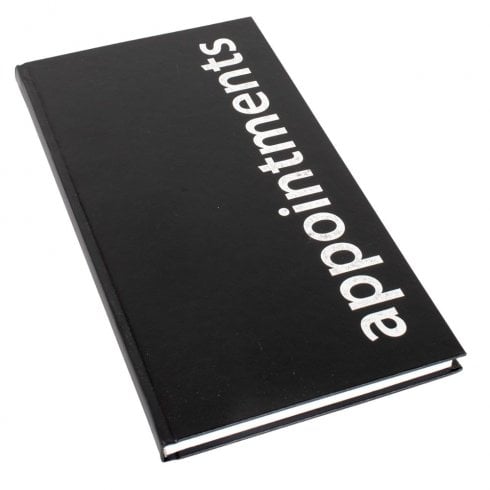 Adel Professional Black Salon Appointment Book