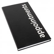 Black Salon Appointment Book