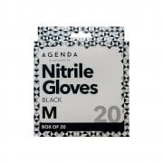 Black Nitrile Gloves Medium (20)
