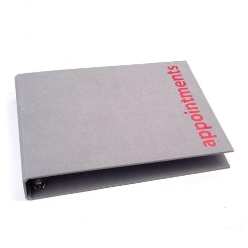 Agenda Grey Loose Leaf Binder (6 Assistant)