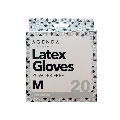 Agenda Latex Powder-Free Gloves Medium (20)