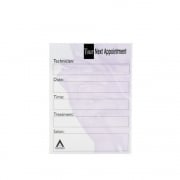 Agenda Nail Technician Appointment Cards