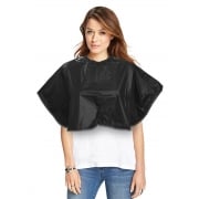 Black PVC Shoulder Cape
