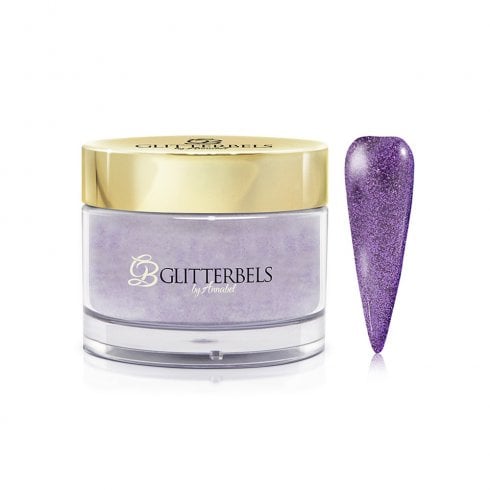 Glitterbels Coloured Acrylic Powder Glistening Purple 28g