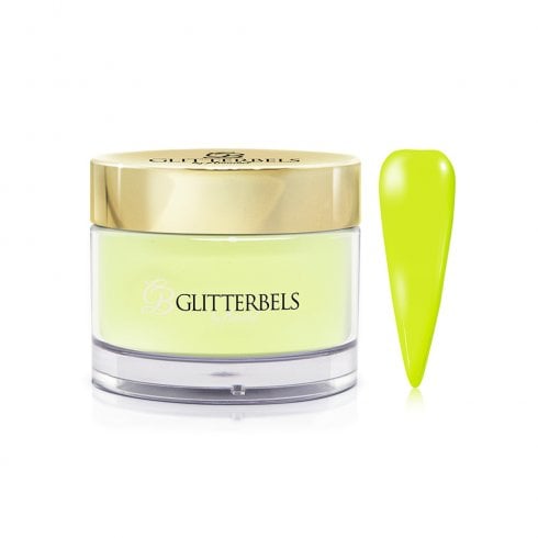 Glitterbels Coloured Acrylic Powder Highlighter Yellow 28g