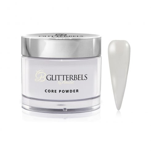 Glitterbels Core Acrylic Powder Snowdrops White 56g