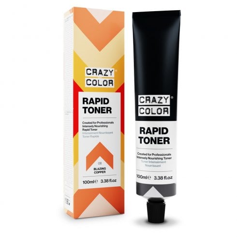 Crazy Color Rapid Toners Rapid Toner Blazing Copper 100ml