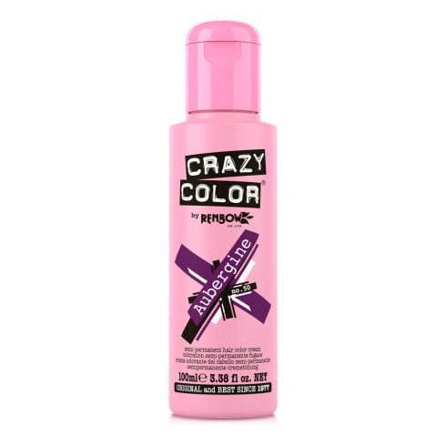 Crazy Color Semi-Permanent Colour Aubergine 100ml