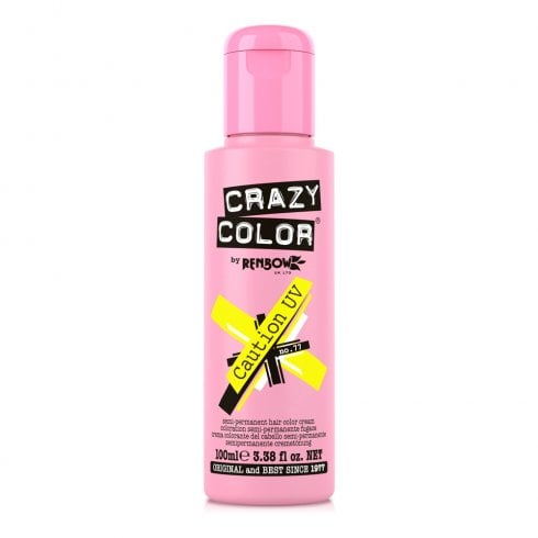Crazy Color Semi-Permanent Colour Caution UV 100ml