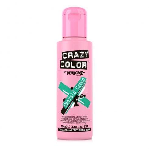 Crazy Color Semi-Permanent Colour Emerald Green 100ml