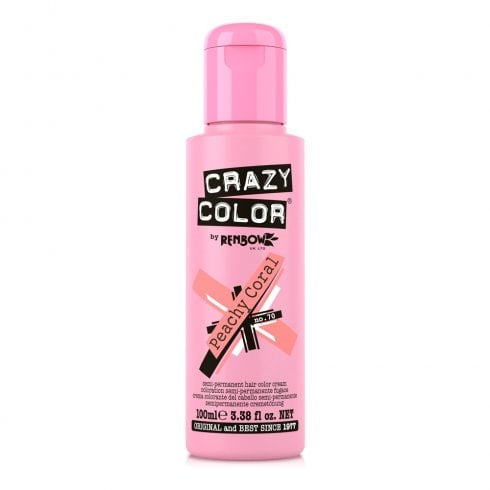 Crazy Color Semi-Permanent Colour Peachy Coral 100ml