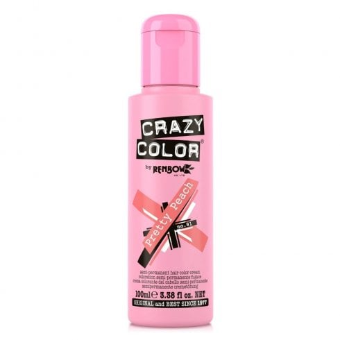 Crazy Color Semi-Permanent Colour Pretty Peach 100ml
