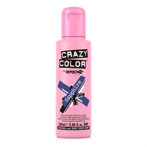 Crazy Color Semi-Permanent Colour Sapphire 100ml