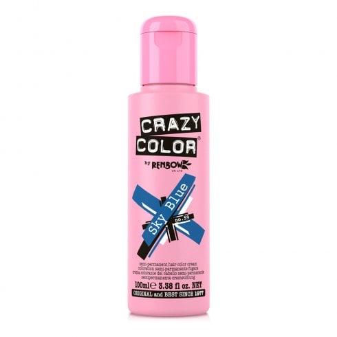 Crazy Color Semi-Permanent Colour Sky Blue 100ml