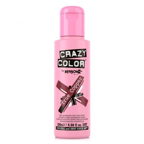 Crazy Color Semi-Permanent Colour True Copper 100ml