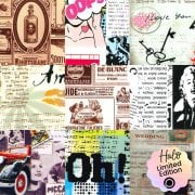 Create Nail Foils Vintage Print (10 Pack)