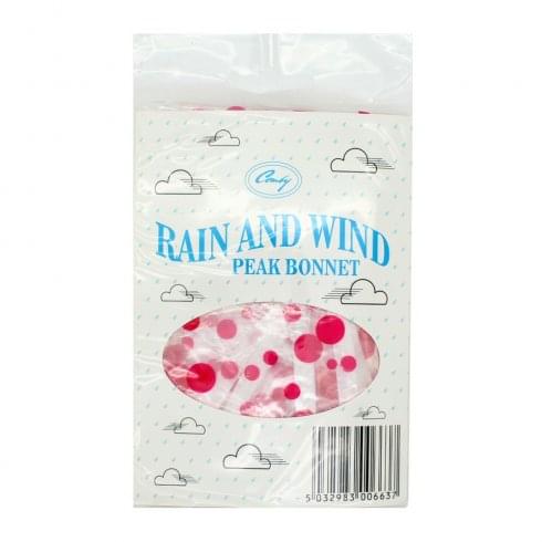 Denman  Peaked Comby Polka Dot Bonnet