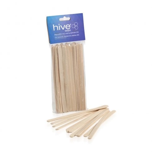 Hive of Beauty Disposable Mini Waxing Spatulas (50)