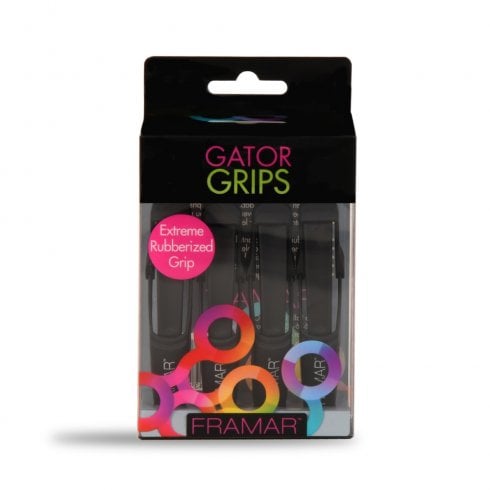 Framar Black Gator Grips (4 Pack)