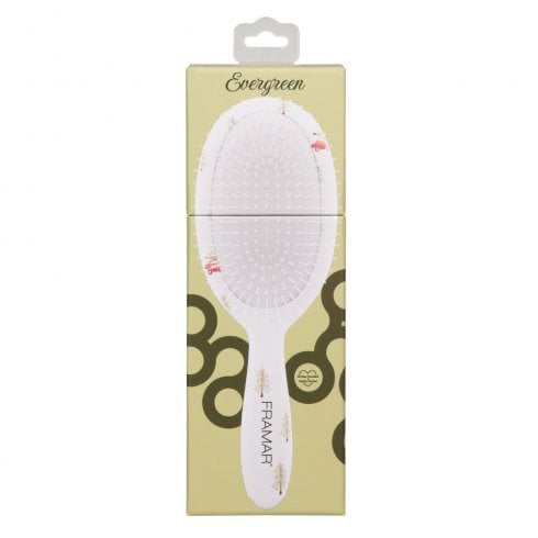 Framar Holly Days Evergreen Detangle Brush