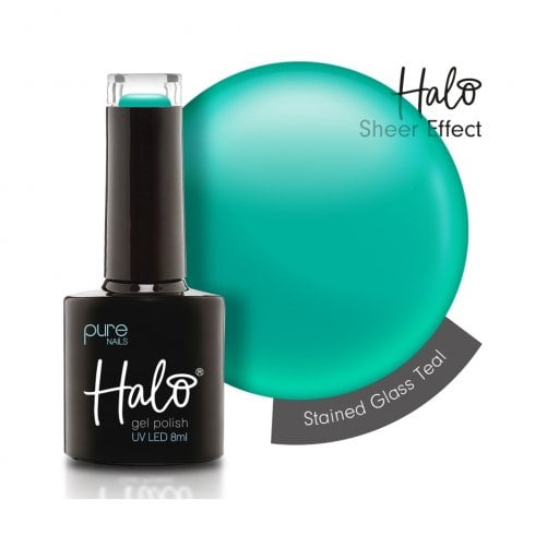Halo Gel Polish Stained Glass Teal 8ml