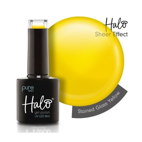 Halo Gel Polish Stained Glass Yellow 8ml