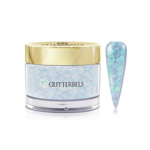Glitterbels Pre-Mixed Glitter Acrylic Powder Blueberry Fizz 28g